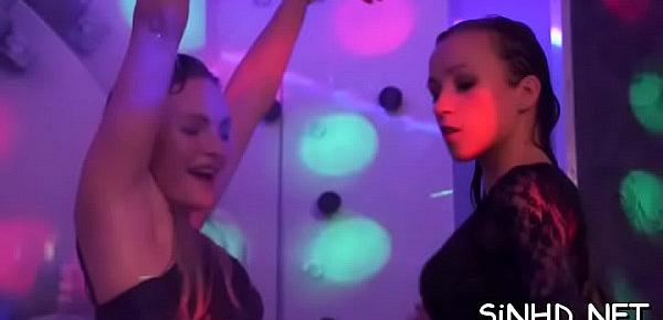  Loads of hot love tunnels and wicked perky tits during orgy party